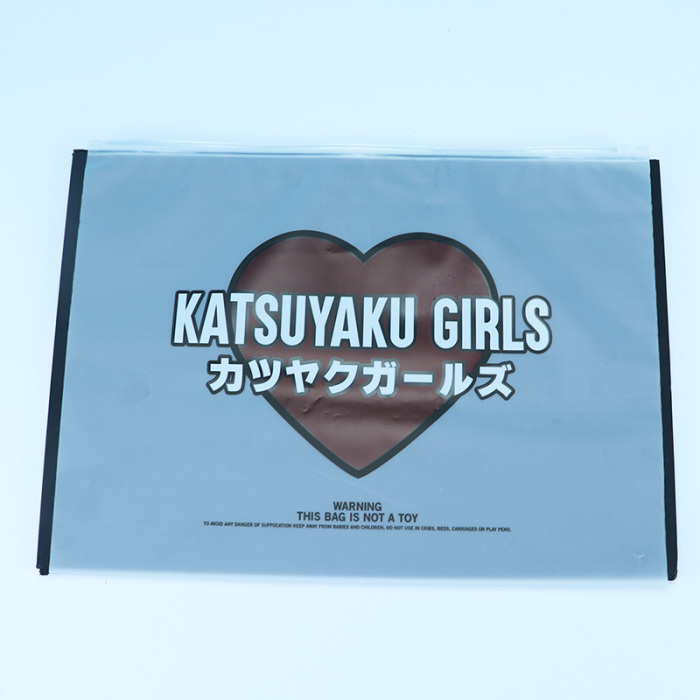 Custom Printed Frosted Slider Bags