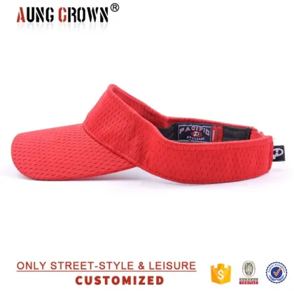 pretty sun visor hat/cotton sun visor hat/blank sun visor hat