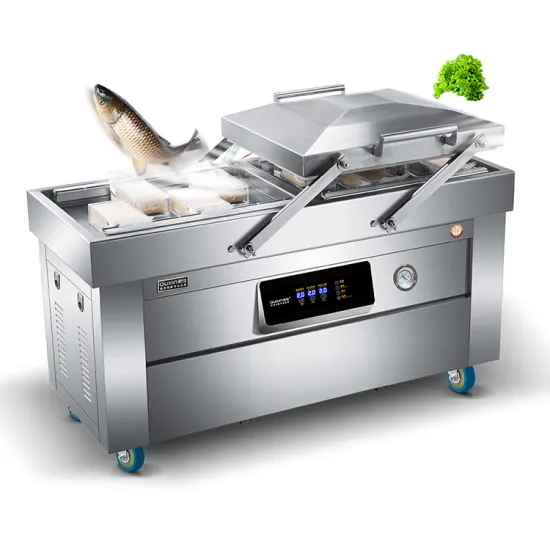 OX-500A Dual Chamber Vacuum Sealing Machine for Meat and Food Packaging
