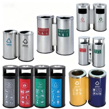 Commercial Stainless Steel Waste Bin Custom Design