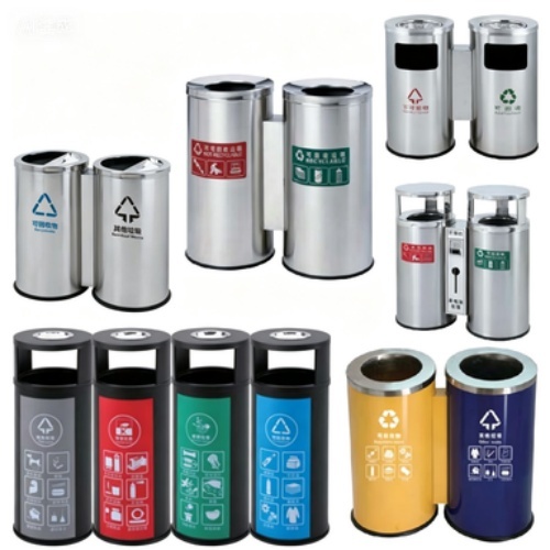 Commercial Stainless Steel Waste Bin Custom Design