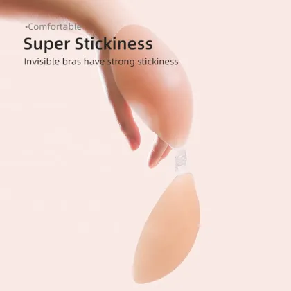 Reusable Silicone Bra: Adhesive Push-Up Backless Bra
