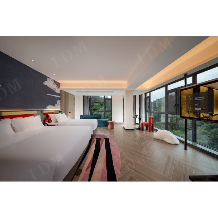 Projeto de luxo Design moderno hot. quartos móveis