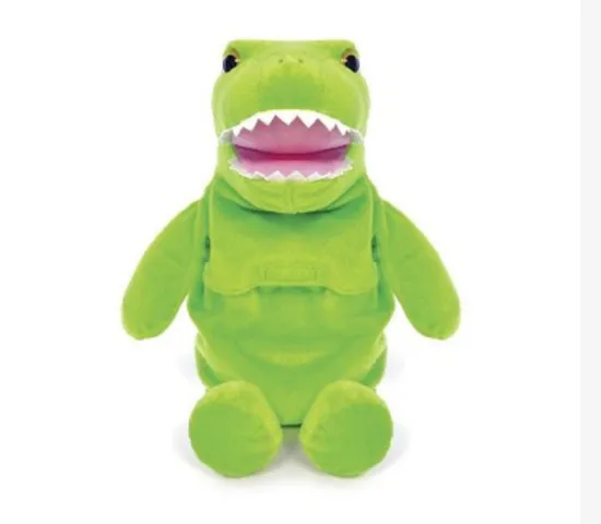 Green Dinosaur Doll Pillow
