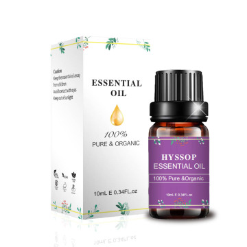 Óleo essencial de aromaterapia Hysop para cuidados com a pele cosmética