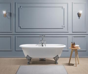 Classical Freestanding Double End Cast Iron Bath Tubs
