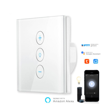 Tuya Smart Life LED Dimmer Touch Switch - LEDEAST DS03 WIFI Smart Dimmer Light Switch for Smart Home