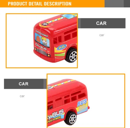 Hot Sale 21CM friction bus car toys