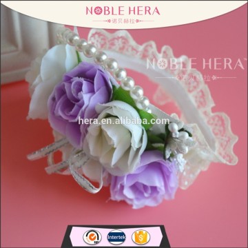 2015 new arrival fashion bridal wrist hand flower