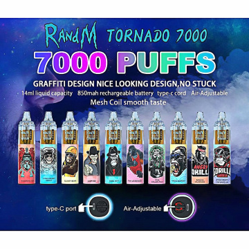 Canada Randm Tornado 7000 Puffs Gummy Bear