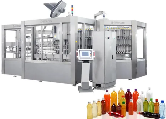 Pet / Glass Bottle 5000bph Beverage Filling Machine For Tea, Juice Drink