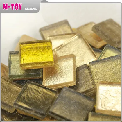 MJ130 DIY Golden metallic Mosaic Craft Tile