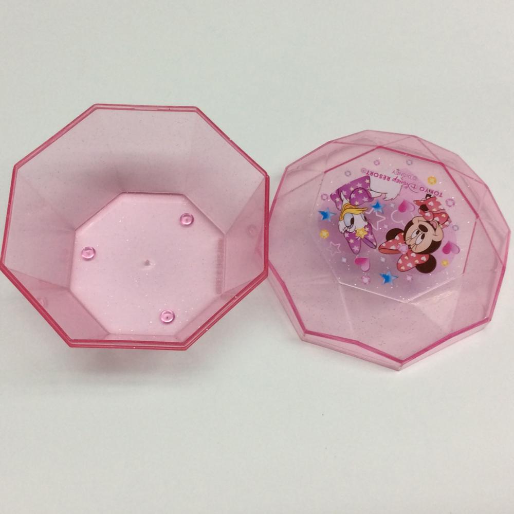 Plastic portable Disney jewelry storage box