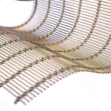 Decorative Mesh Frame Design for Building Exterior: Metal Chain Lock Mesh and Metal Ring Mesh Curtain