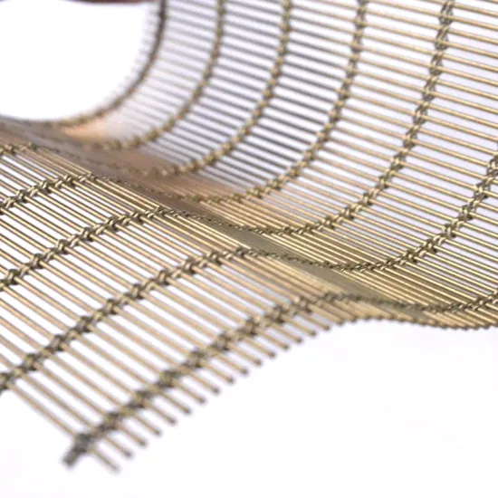 Decorative Mesh Frame Design for Building Exterior: Metal Chain Lock Mesh and Metal Ring Mesh Curtain