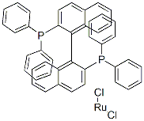 DICHLORO[(R)-(+)-2,2'-BIS(DIPHENYLPHOSPHINO)-1,1'-BINAPHTHYL]RUTHENIUM (II) CAS 134524-84-8