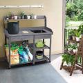 Outdoor Potting Bench Table Potters Garden Work Benches