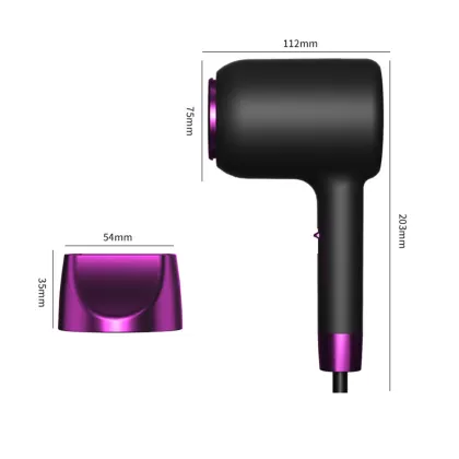 1300W Electric Dryer Carenegative Ion Smart Blu-ray Household Appliances Hair Dryer