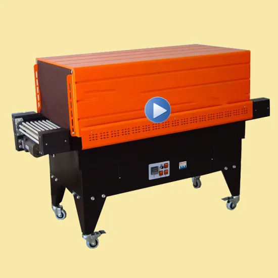 Guangzhou 4525 Hot Sale PVC/POF Film Semi-Auto Shrink Tunnel Machine