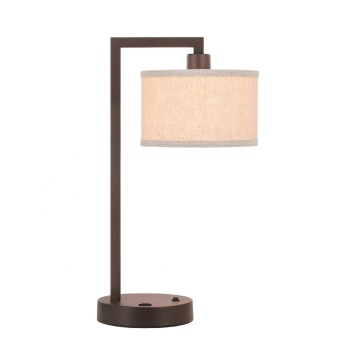 Customized Reading Desk Light for Bedroom, Bedside, Iron, USB Table Lamp for Living Room