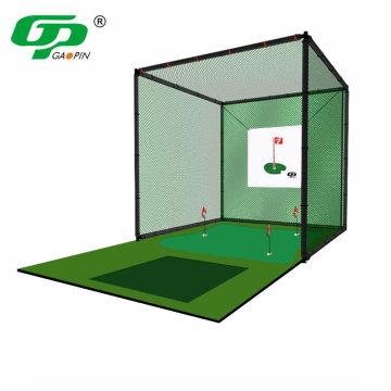 Indoor Outdoor Chipping Golf Net Cage with Mat