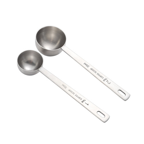 15ml Silver Stainless Steel Long Handle Coffee Scoop