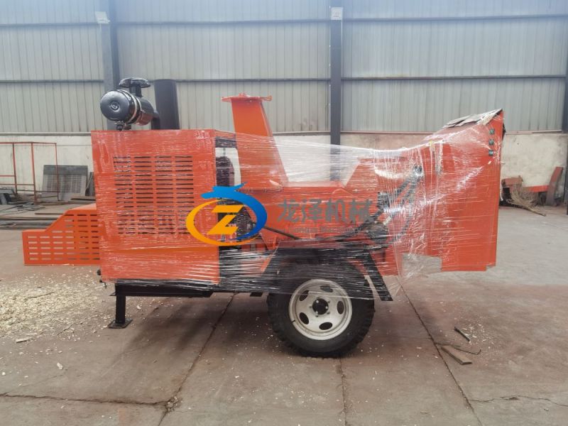 CE diesel wood chipper shredder