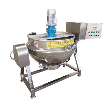 Petróleo eléctrico/gas calentamiento de vapor inclinable chaqueta para cocinar tetera