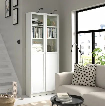 billy bookcase with doors