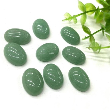 Natural Gemstone Oval Cabochon Cut Green Aventurine