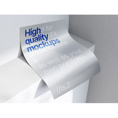 A well-designed advertising brochure