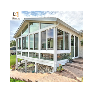 Sturdy Aluminum Alloy Glass Sunroom: A Simple and Easy Outdoor Solution for Year-Round Garden Enjoyment