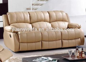 YR1061TG Popular classic modern living room reclining leather sofa