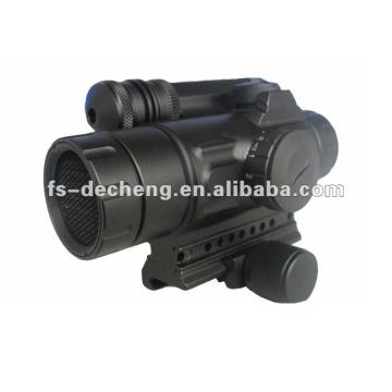 DC-1 bright red and green dot rifle scope with standard spacer and laser