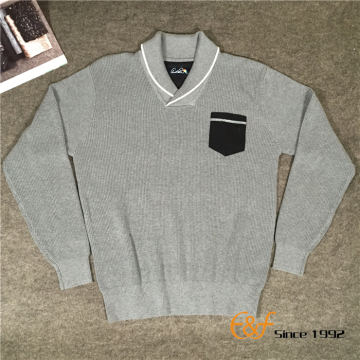 New Arrival Shawl Collar Classic Men Sweaters