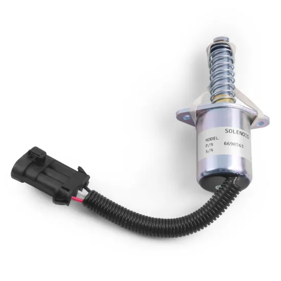 Fit for Bobcat Models: Shut Off Solenoids 6681512, 6681513, 6690563 - 12V Stop Solenoid