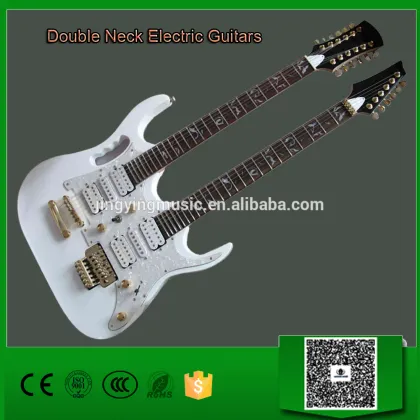 Double (two) Neck (head) Electric Guitar Musical Instruments
