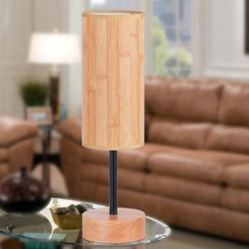 Wood base table lamp wt017