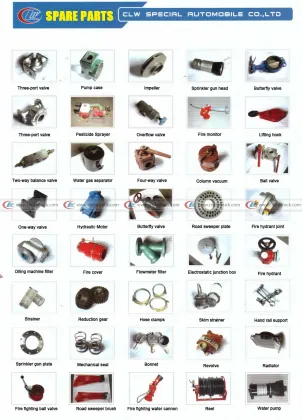 Road Sweeper Truck Spare Parts