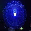Illuminazione a fibra ottica per meduse