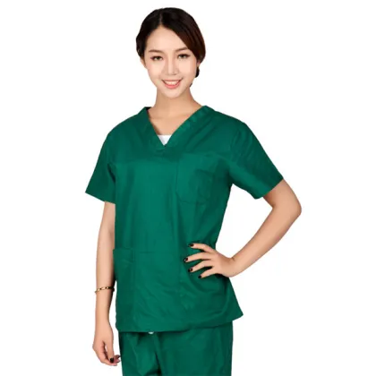 Women's Stretch V Neck Nurse Medical Scrubs Uniform