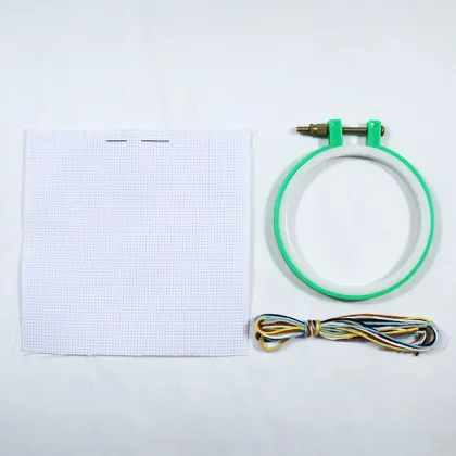 Pony shaped cross stitch kit