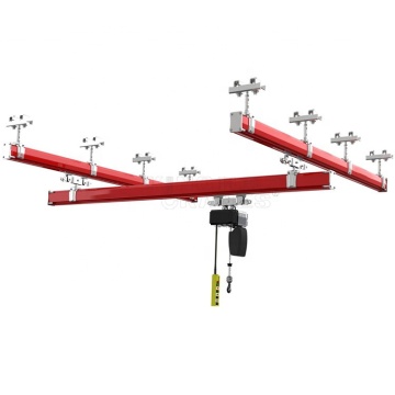 1000 kg de conception de système de grue de pont autoportant pour 1 à 3 tonnes capacités