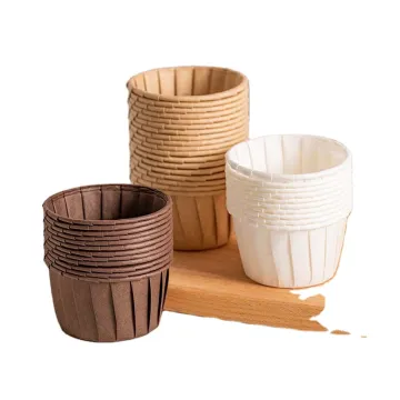 Wholesale High-Temperature Greaseproof Cupcake Liners: 50pcs Multifunctional Muffin & Cupcake Wrappers