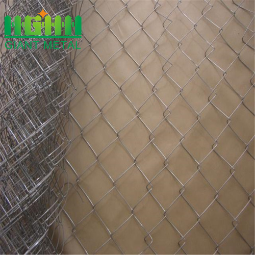 Rete metallica zincata a maglia metallica utilizzata per recinzione a catena