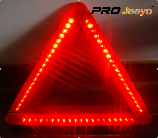 LED Flashing Light Warning Triangle DL-210 13