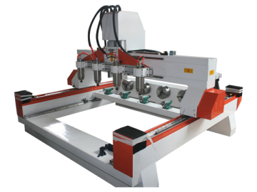 Macchina per intaglio del legno rotativa a 4 assi CNC