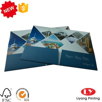 Paper file folder for office