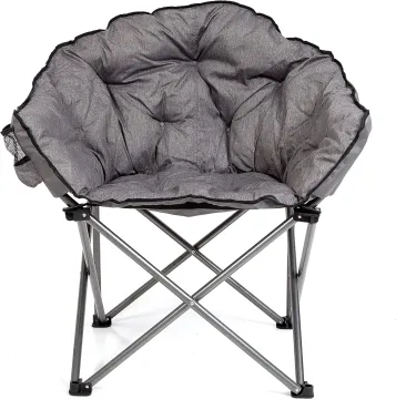 Danlong Foldable Camping Chair: Adult-Specific Moon Aluminum Beach Chair