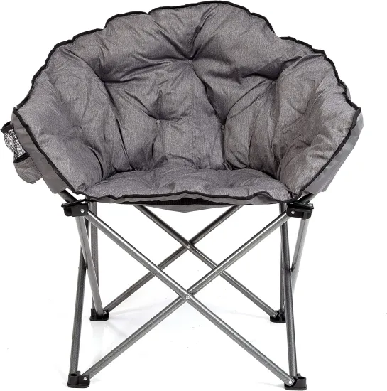 Danlong Foldable Camping Chair: Adult-Specific Moon Aluminum Beach Chair